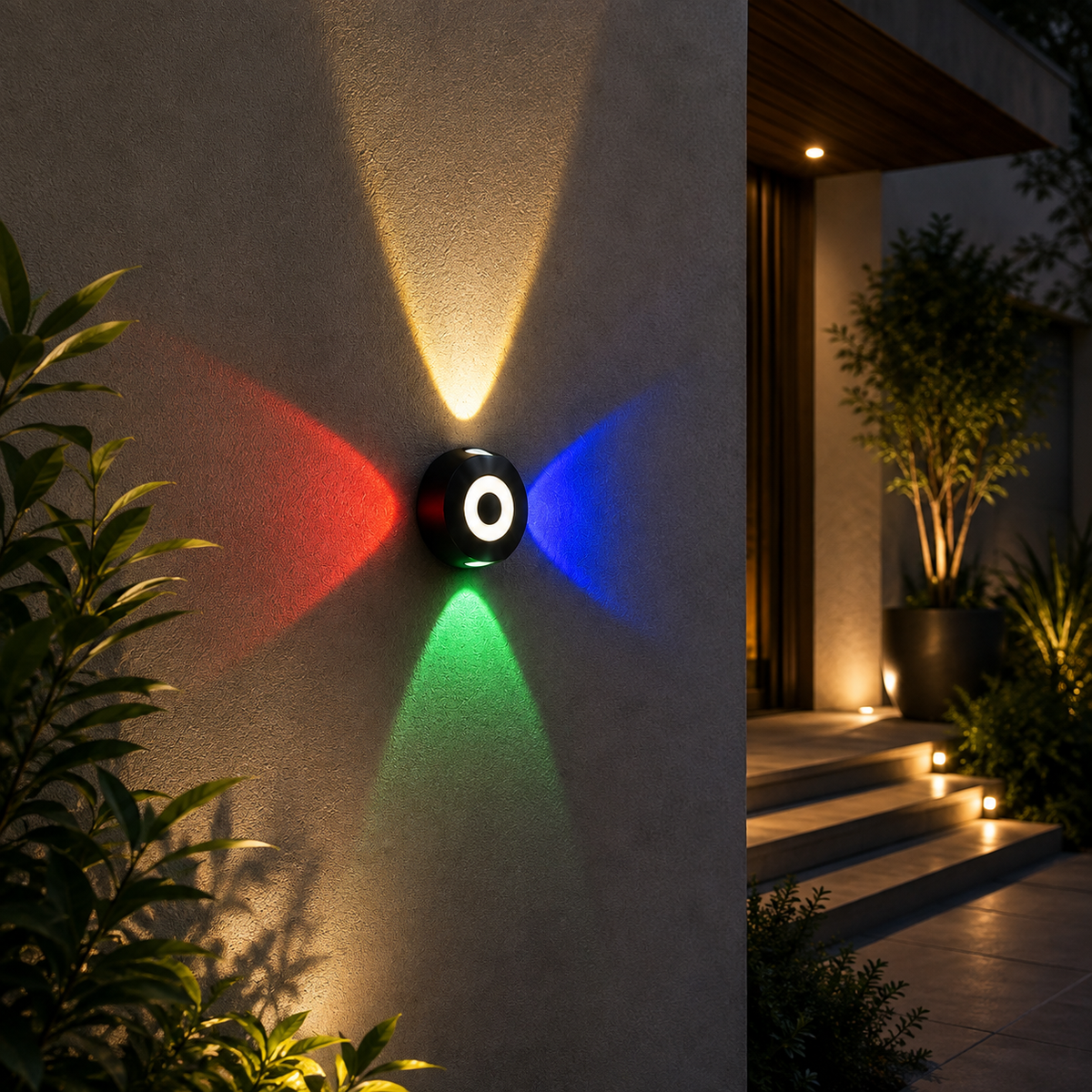 Modern RGB Decorative Outdoor Wall Light – 6W