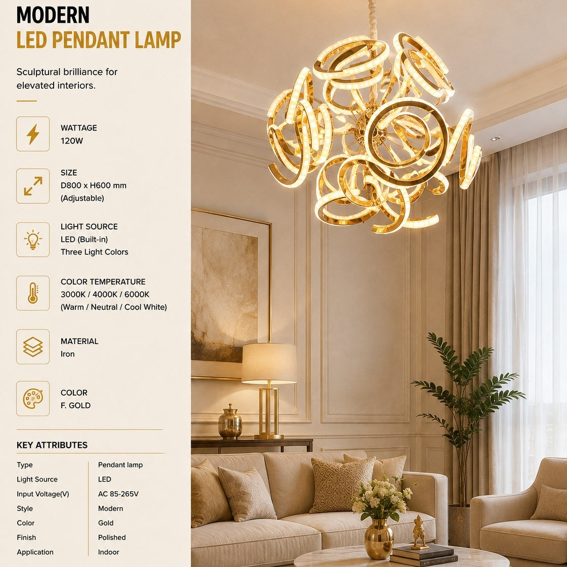 Modern LED Pendant Lamp