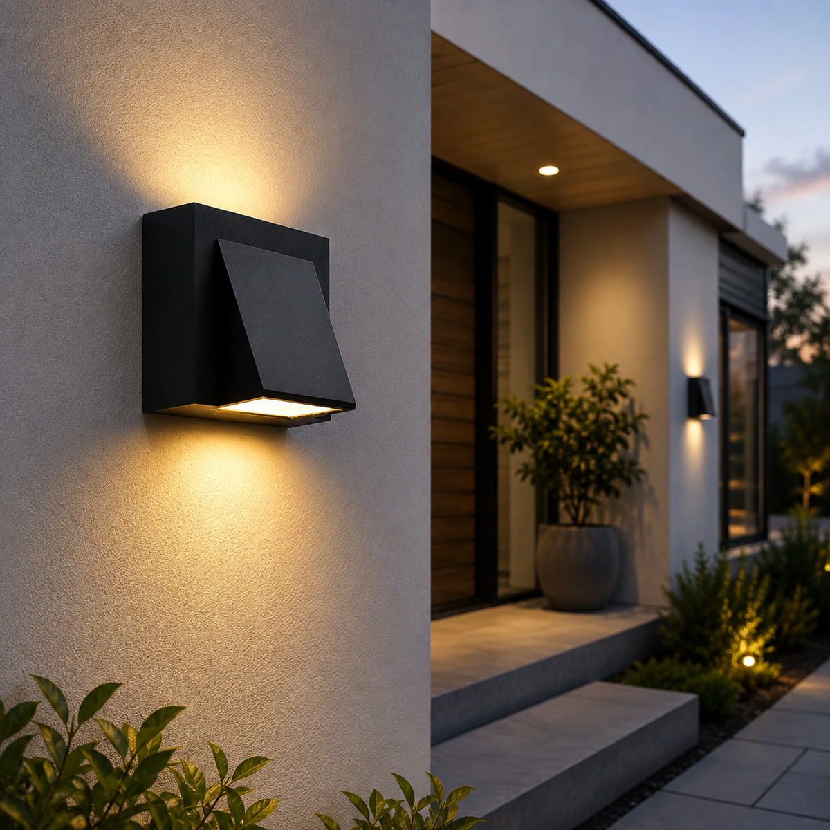 Modern Outdoor LED Wall Light – Waterproof Exterior Lamp