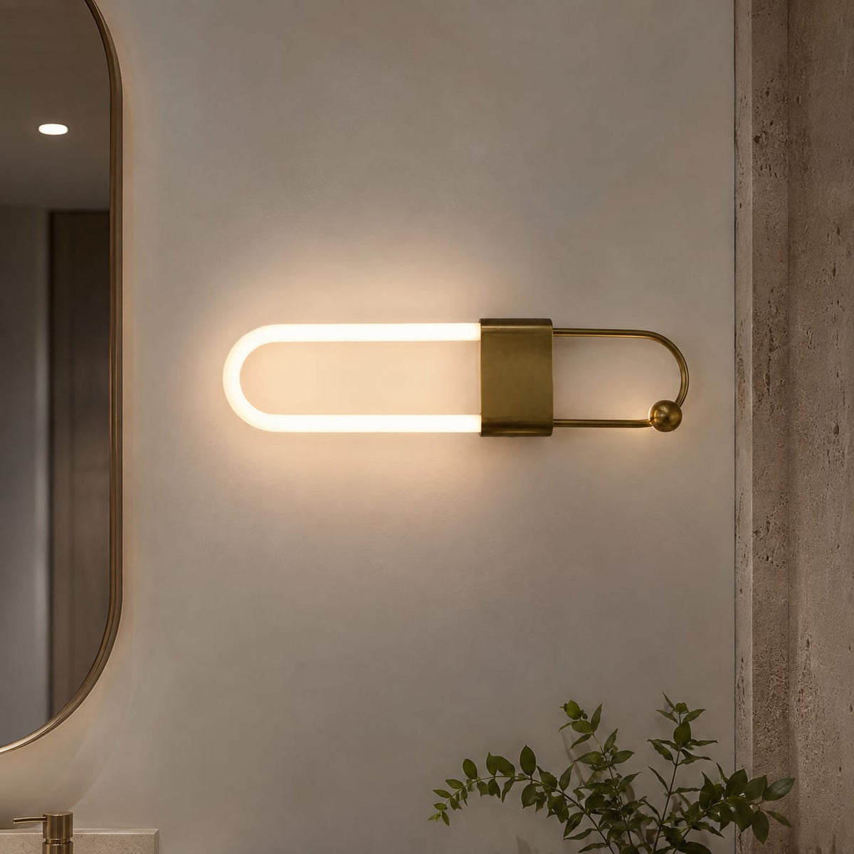 Modern Luxury Gold LED Wall Sconce