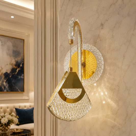Modern Luxury Gold Crystal Decorative Wall Light