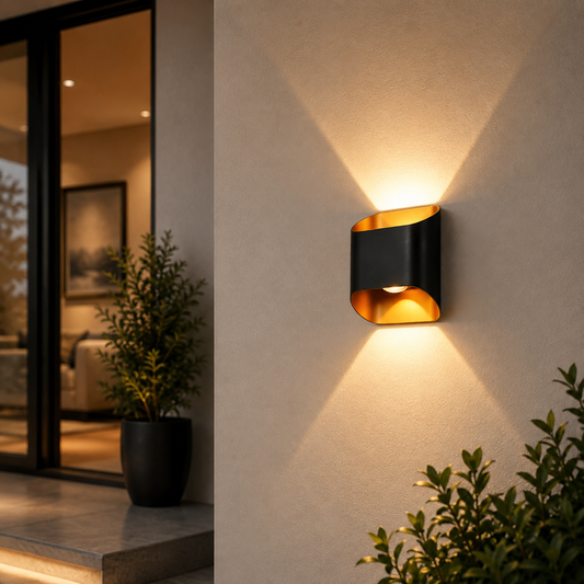 Waterproof Cylinder Garden porch Sconce IP65 Aluminium metal Body + Aluminium Driver