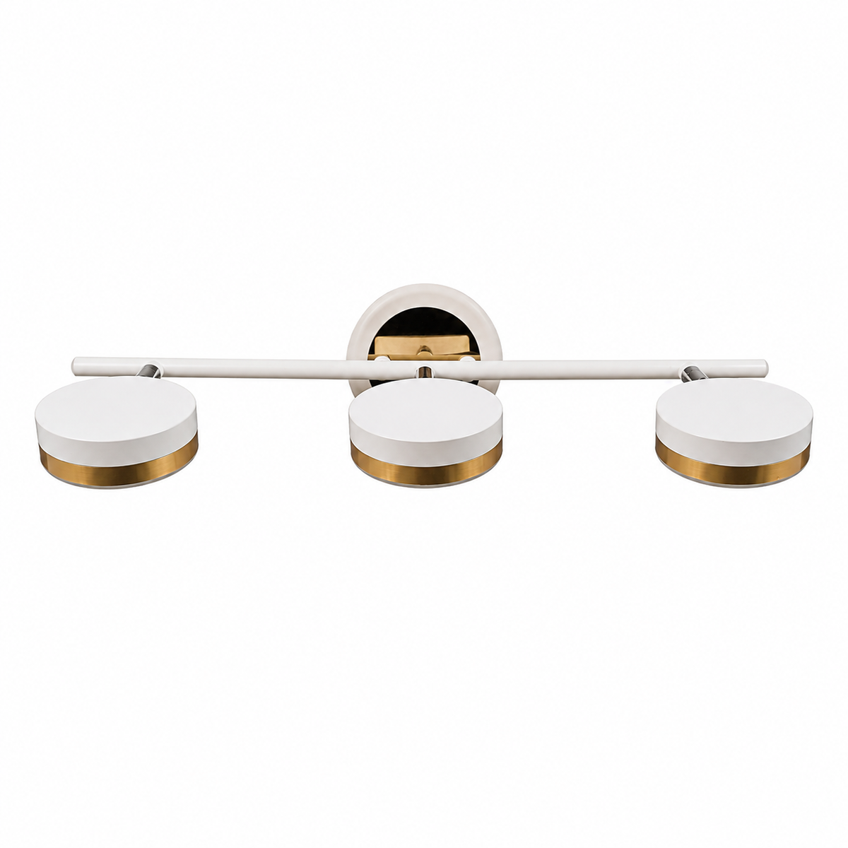 Luxury 3-Light White & Gold LED Vanity Mirror Light – Product Description