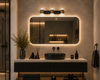 Luxury Crystal LED Mirror Light – Modern Vanity Light (18 Inch)