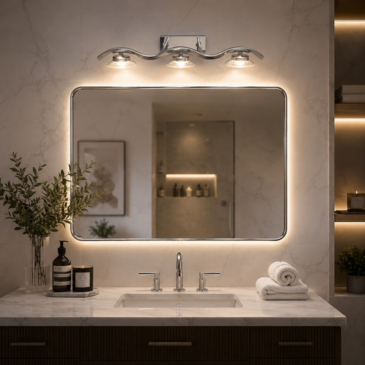 Premium LED Mirror Light / Vanity Light – 18 Inch (Copper Finish)