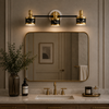 Luxury LED Mirror Light / Vanity Light – 18 Inch (Black & Gold Premium Design)