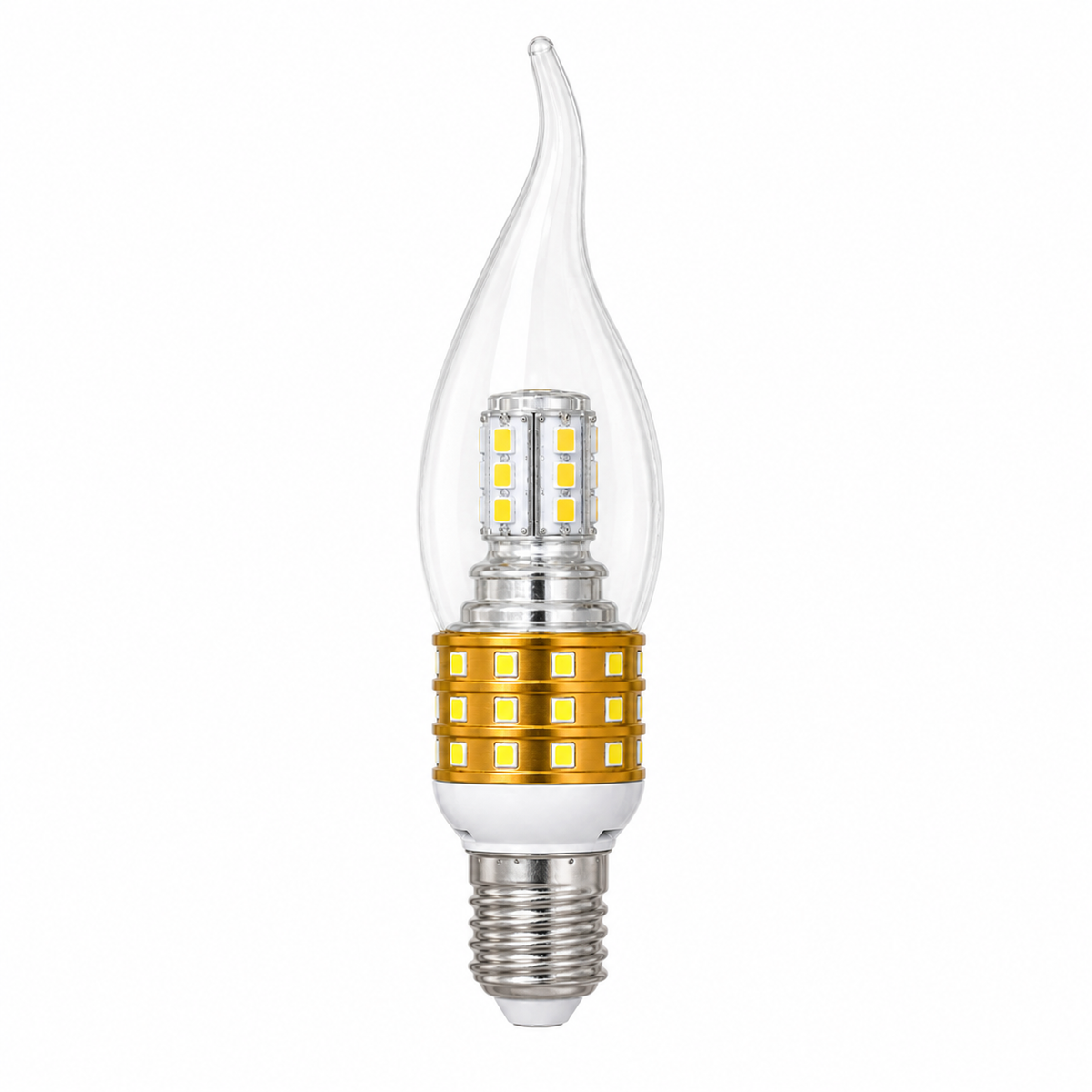 Modern 12W E14 LED Candle Bulb – Warm White