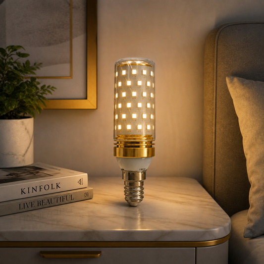 Modern 16W E14 3CCT LED Corn Bulb – Bright 360° Energy-Saving Lighting