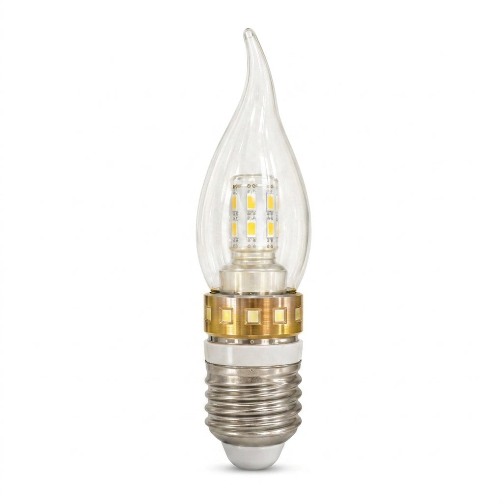 Modern 12W E27 LED Candle Bulb – Warm White