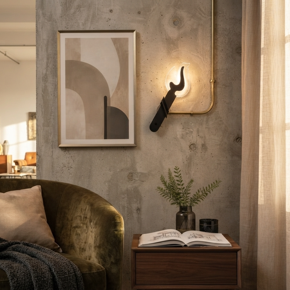 LED Wall Lamps Modern Living Room Decorative Iron Glass High Quality Creative