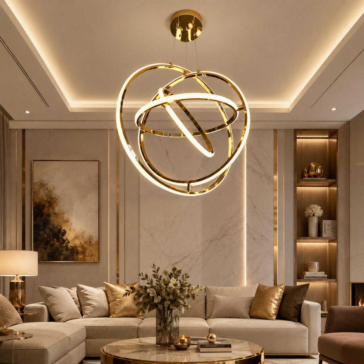Luxury Modern LED Chandelier – Product Description