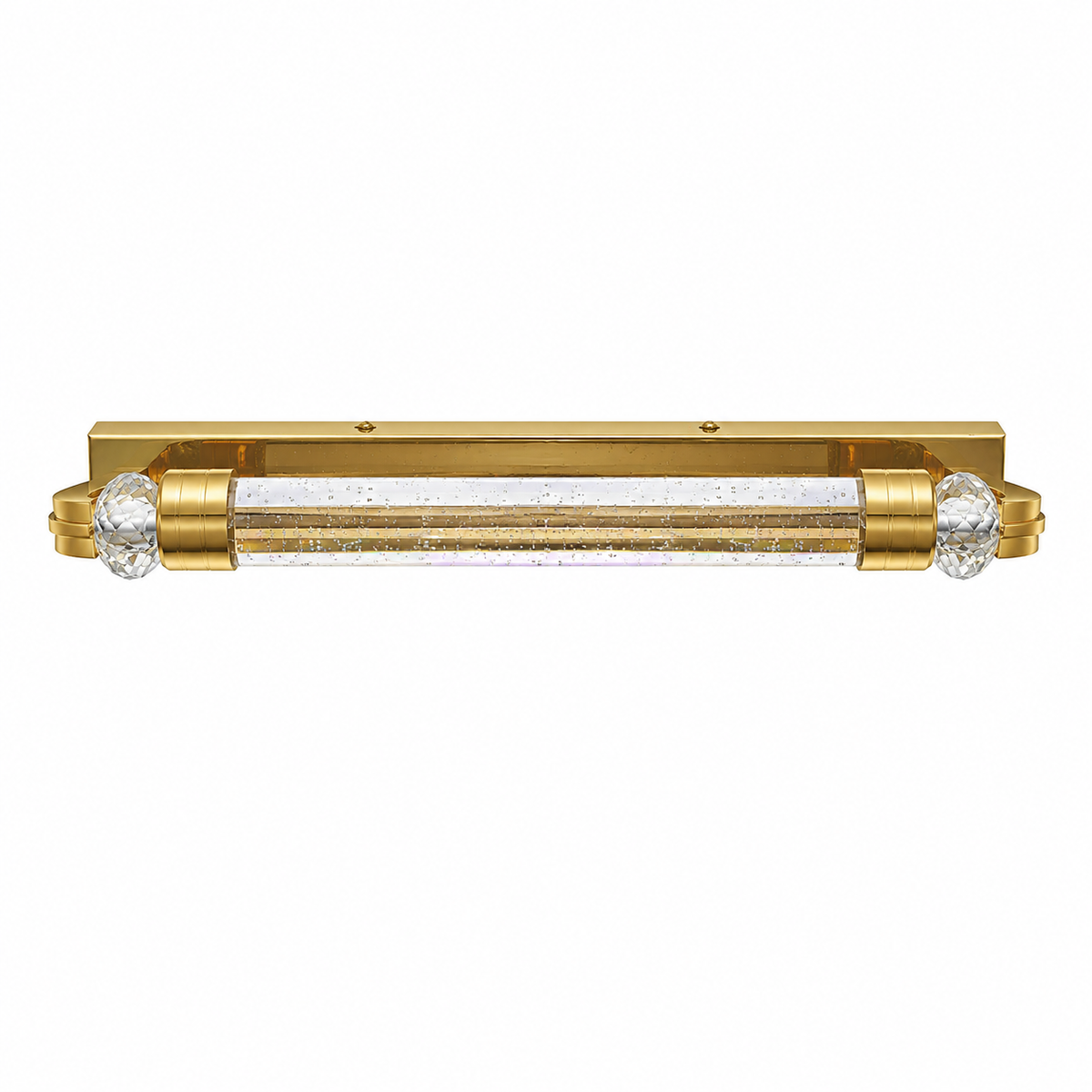 Luxury Gold Crystal LED Mirror Light – Premium Vanity Light (18 Inch)