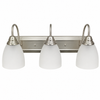 Modern LED Mirror Vanity Light – 3 Head Bathroom Wall Light (18 Inch)